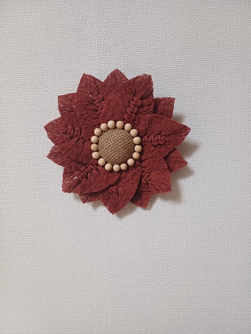 Flor en macramé – photo 2